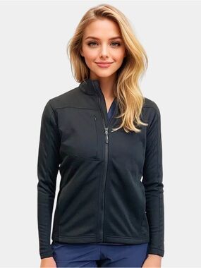 Blue Sky Women’s Bailey Knit Softshell Scrub Jacket
